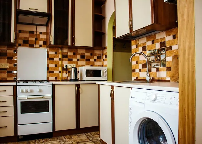 в центрі вулиця балабана 29 біля краківського ринку Apartment Lviv